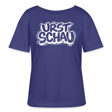 Ostalgie-Rundhals Frauen Bio-T-Shirt-URST SCHAU - Dämmerung