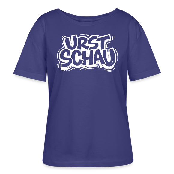 Ostalgie-Rundhals Frauen Bio-T-Shirt-URST SCHAU - Dämmerung