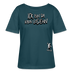 ICK BIN DA-Rundhals Frauen Bio-T-Shirt - Dunkles Petrol