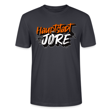 HAUPTSTADTJÖRE-Unisex BIO T-Shirt - Dunkles Graublau
