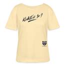 KIEKSTN SO?-Rundhals Frauen Bio-T-Shirt - Creme