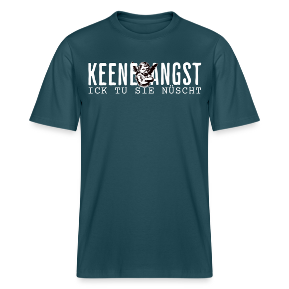 ICK TU SIE NÜSCHT - Relaxed Fit Unisex Bio-T-Shirt - Dunkles Petrol