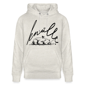 KNÜLLE - Unisex Bio-Hoodie - Beige meliert