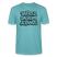 Berliner Spruch-VAFATZ DA VOM JELÄNDE-Unisex T-Shirt BIO - Pastelltürkis