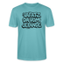 Berliner Spruch-VAFATZ DA VOM JELÄNDE-Unisex T-Shirt BIO - Pastelltürkis