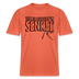 JEH MIR NICH UFFN SENKEL-Relaxed Fit Unisex Bio-T-Shirt - Hellrot