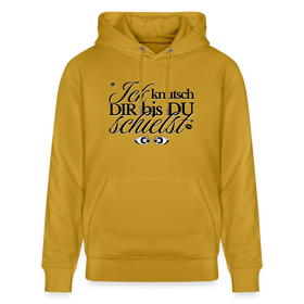 ICK KNUTSCH DIR - Unisex Bio-Hoodie - Ocker