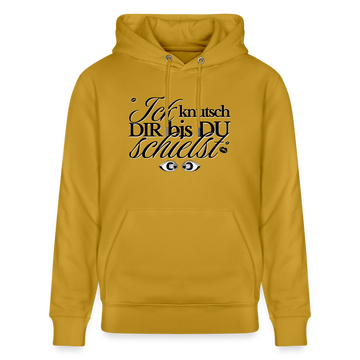 ICK KNUTSCH DIR - Unisex Bio-Hoodie - Ocker