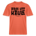 Berliner Spruch-PASS UFF KEULE- RELAXED FIT Unisex Organic T-Shirt - Hellrot