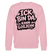 ICK BIN DA KANN LOSJEHN-Unisex Bio-Sweatshirt mit Berliner Spruch - Hellrosa