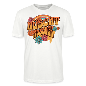 BERLINER RETRO-NÜSCHT MUSS ICK-Unisex T-Shirt BIO - Weiß