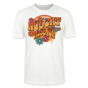 BERLINER RETRO-NÜSCHT MUSS ICK-Unisex T-Shirt BIO - Weiß