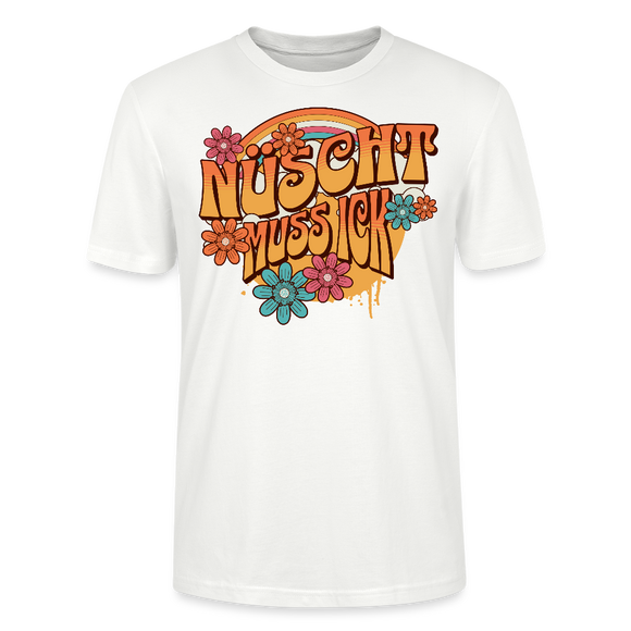 BERLINER RETRO-NÜSCHT MUSS ICK-Unisex T-Shirt BIO - Weiß
