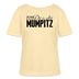 MUMPITZ-Rundhals Frauen Bio-T-Shirt mit Berliner Schnauze - Creme