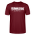 witziges Berlin Shirt-PFANNKUCHEN, NICH BERLINER-Unisex T-Shirt BIO - Burgunderrot