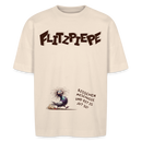 BERLINER FLITZPIEPE - Unisex Oversize Bio-T-Shirt - Naturweiß