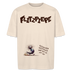 BERLINER FLITZPIEPE - Unisex Oversize Bio-T-Shirt - Naturweiß