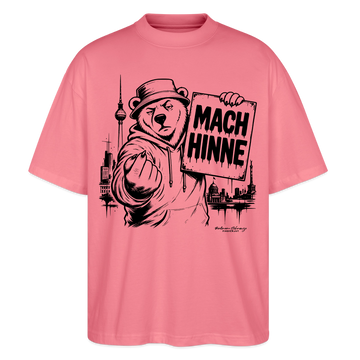 MACH HINNE – Berlin Souvenir -Oversized Unisex Bio T-Shirt - Pink 