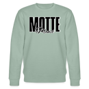 MOTTE UND MAUSI-Unisex Bio-Sweatshirt - Helles Graugrün