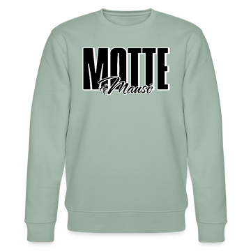 MOTTE UND MAUSI-Unisex Bio-Sweatshirt - Helles Graugrün