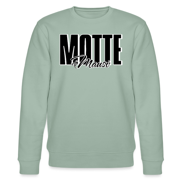 MOTTE UND MAUSI-Unisex Bio-Sweatshirt - Helles Graugrün