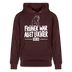 Berliner Spruch-FRÜHER WAR ALLET LEICHTERUnisex Bio-Hoodie - Maroon