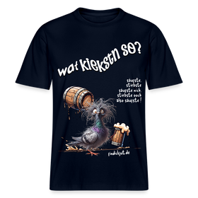 WAT KIEKSTN SO?-Relaxed Fit Unisex Bio-T-Shirt II - Navy