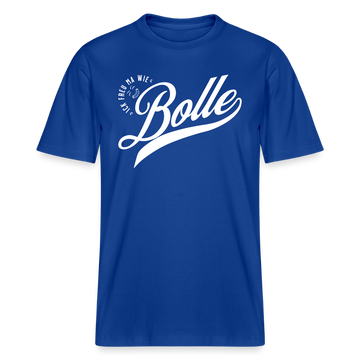 ICK FREU MA WIE BOLLE-Relaxed Fit Unisex Bio-T-Shirt - Dunkelblau