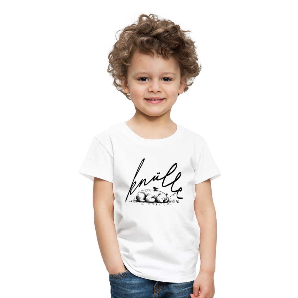 KNÜLLE - Kinder Premium T-Shirt - Weiß