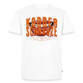 KODDERSCHNAUZE-Männer Premium BIO T-Shirt - Weiß