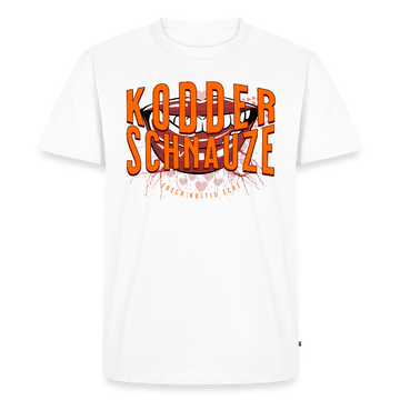 KODDERSCHNAUZE-Männer Premium BIO T-Shirt - Weiß