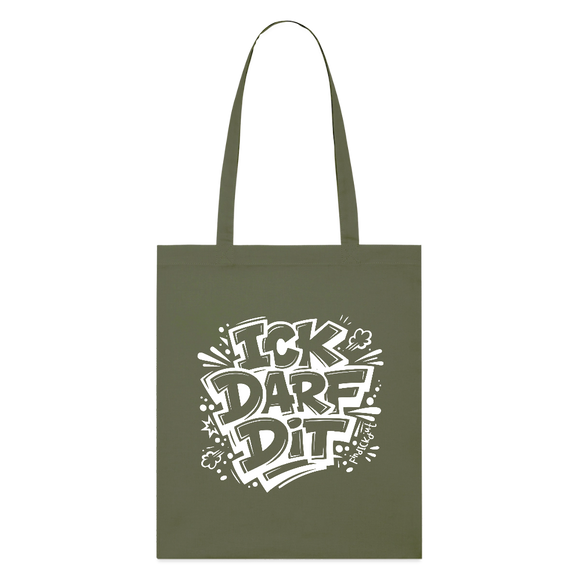 ICK DARF DIT-Bio-Stoffbeutel - Khaki