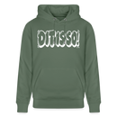 Berlin Hoodie „DIT IS SO!“ – Unisex Bio-Hoodie mit echt Berliner Schnauze - Tanngrün