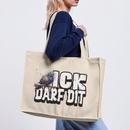 ICK DARF DIT|TAUBE-Einkaufstasche - Naturweiß