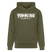 Berliner Spruch-PFANNKUCHEN NICH BERLINER-Unisex Bio-Hoodie - Khaki Grün