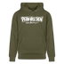 Berliner Spruch-PFANNKUCHEN NICH BERLINER-Unisex Bio-Hoodie - Khaki Grün