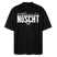 Berliner Spruch-NETT KANN ICK OOCH-Oversized Unisex Bio T-Shirt - Schwarz