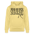 JEH MIR NICH UFFN SENKEL-Unisex Bio-Hoodie - Gelb Viva 