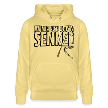 JEH MIR NICH UFFN SENKEL-Unisex Bio-Hoodie - Gelb Viva 