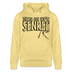 JEH MIR NICH UFFN SENKEL-Unisex Bio-Hoodie - Gelb Viva 