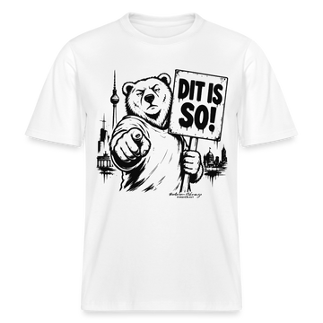 Berlin Souvenir Shirt-DIT IS SO!-RELAXED FIT Unisex Organic T-Shirt - Weiß