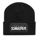 Berliner Spruch-DIT IS MIR SCHNURZPIEPE-Beanie - Schwarz