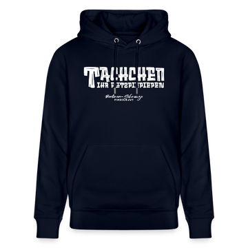 Berliner Begrüssung-TACHCHEN IHR FLITZPIEPEN- Bio-Hoodie - Navy