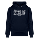 Berliner Spruch-ICK WUNDER MIR-Unisex Bio-Hoodie - Navy