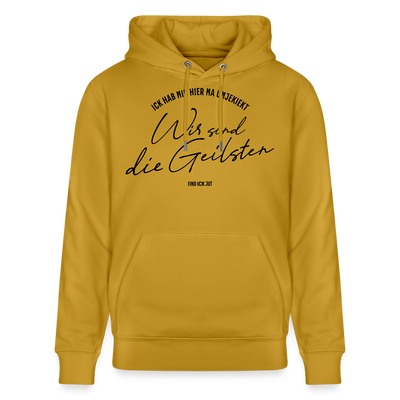 WIR SIND DIE GEILSTEN-Berlin26-Unisex Bio-Hoodie - Ocker