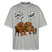 Berliner Bär Shirt mit Berliner Schnauze-WATN? NÜSCHT-Oversized Unisex Bio T-Shirt - Grau meliert