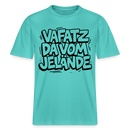 VAFATZ DA VOM JELÄNDE-RELAXED FIT Unisex BIO T-Shirt-hell - Poolblau