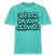 VAFATZ DA VOM JELÄNDE-RELAXED FIT Unisex BIO T-Shirt-hell - Poolblau