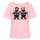 LATSCH & BOMMEL-Rundhals Frauen Bio-T-Shirt - Hellrosa