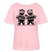 LATSCH & BOMMEL-Rundhals Frauen Bio-T-Shirt - Hellrosa